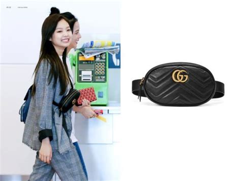 blackpink gucci bag|jennie of blackpink mens bag.